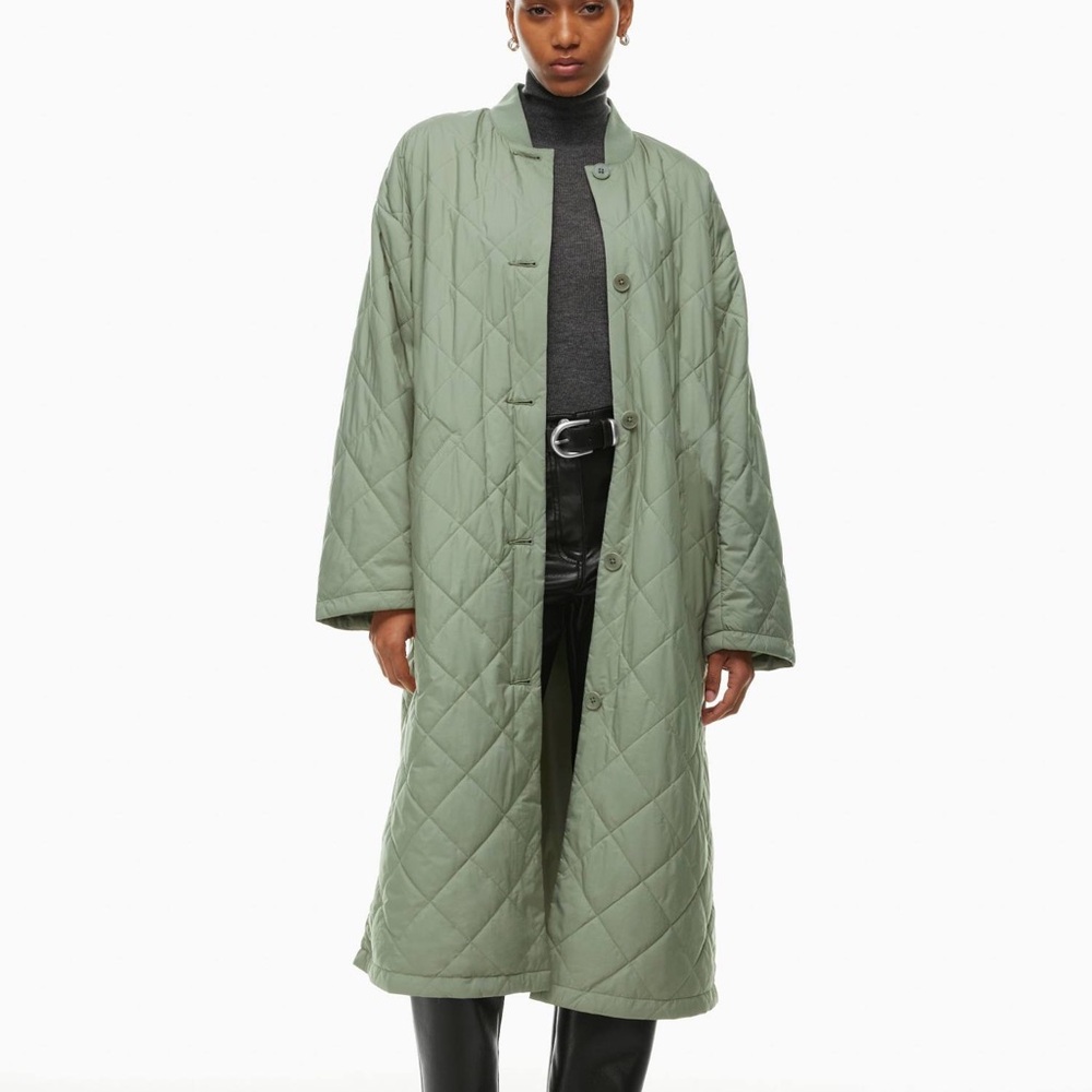 Aritzia Wilfred Pavant Jacket - Dry Basil Green